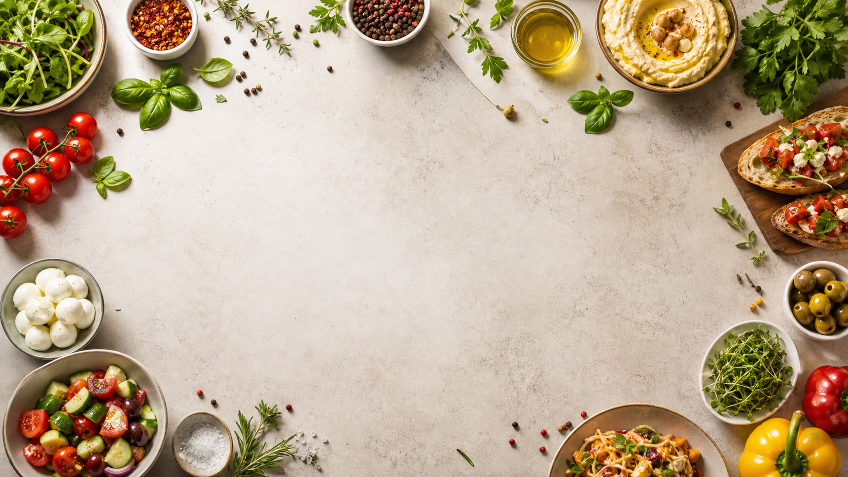 Fresh food banner